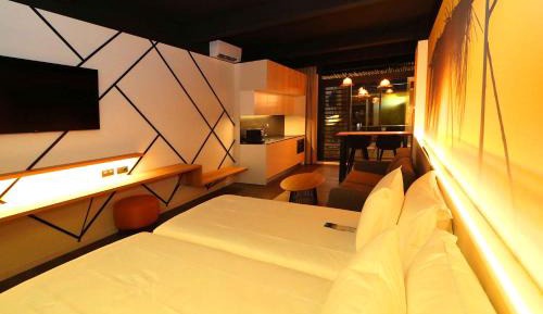 Studio with 2 Twin Beds