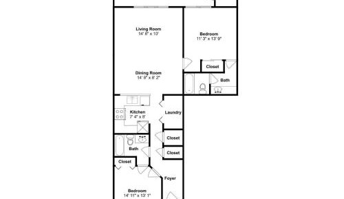 Two-Bedroom Apartment with Ocean View