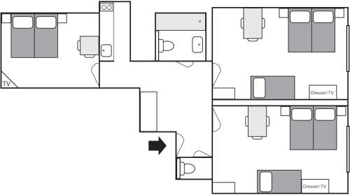Three-Bedroom Apartment