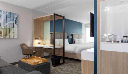 Queen Suite with Two Queen Beds and Sofa Bed