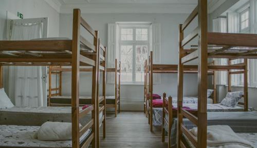 Bunk Bed in Male Dormitory Room 