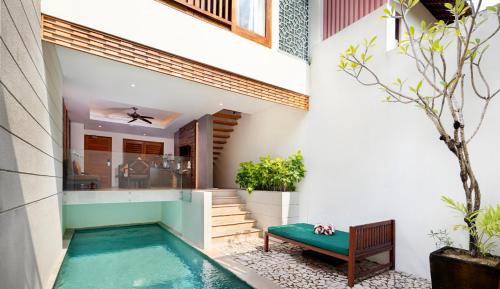One-Bedroom Villa with Private Pool and Bathtub
