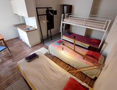 Family Room with Kitchenette and Bathroom