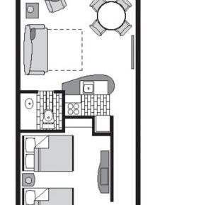 Deluxe Oceanfront Efficiency Suite 