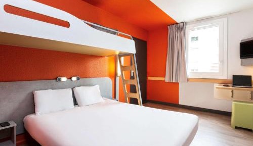 Triple Room with One Double Bed and One Bunk Bed