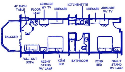 King Suite with Sofa Bed - City View