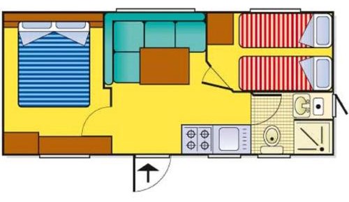 Economy Mobile Home - 4 adults 