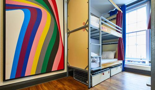 Bed in 8-Bed Mixed Dormitory Room with External Shared Bathroom