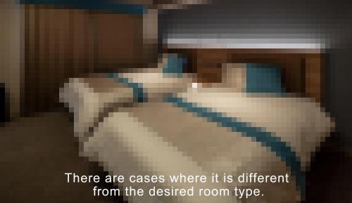 Twin Room Selected at Check-In