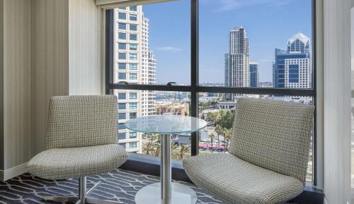 Double Room with Two Double Beds and City View 