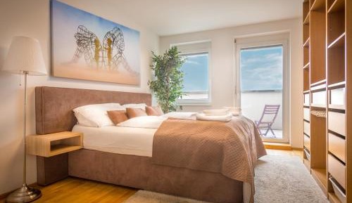 Two-Bedroom Penthouse Apartment with Terrace and City View