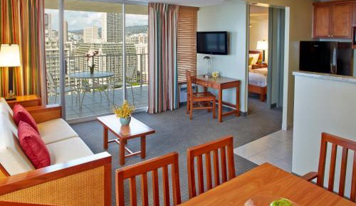 Partial Ocean View One Bedroom Suite with One Queen Bed