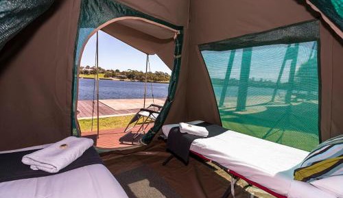 Deluxe Waterfront Camping Tent