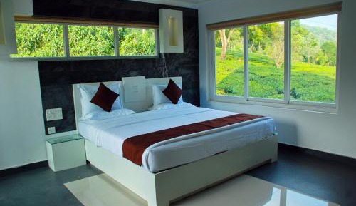 Super Deluxe Double Room with tea Plantation view