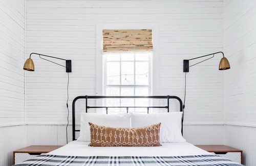 Folly Beach House | Bohemian Cabin with Water View Deck