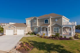 Sandbridge House | Summer Baycation: Summer Baycation Exquisite home on the bay with pool, hot tub, and dock