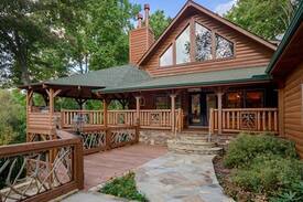 Waynesville Cabin | Cloud Country Lodge in Gated Smoky Mtn. Retreat