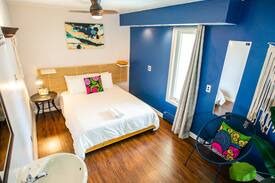 Fort Collins Hotel | Solarium - Navy Private Room / Shared Bath