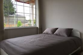 Burnaby House | Private/Clean/Comfort Bedroom with two beds