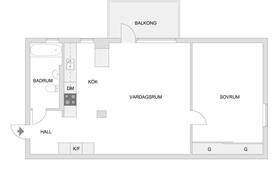 Kista Apartment | 17 min to centralstation. 7 min Walk to kista mall