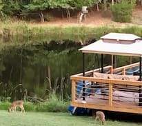 La Grange Cabin | Angeltom Cabin: 10 Acre Woods - Sleeps up to 14!
