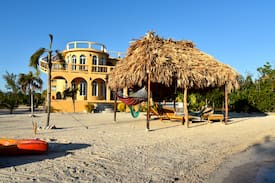 Boca Ciega Villa | Caribbean Beachfront Villa Mandevilla POOL/Palapa