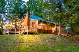 Pimento Cabin | Log Cabin + Guest House on a Pond with Hot Tub