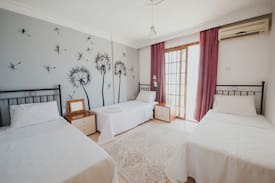 Kyrenia Apartment | Bed in rooms. ENJOY YOUR TIME Cyprus/Kyrenia/Girne