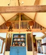 Cranbrook Cabin | Charming cottage with minstrels gallery in 7 acres