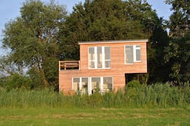 Drochtersen House | Tiny House Ferienhaus Krautsand mit Sauna