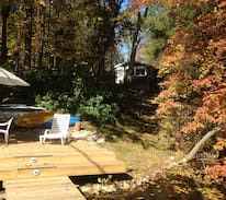 Andover House | Lakefront cottage in quiet cove on Cranberry Lake!