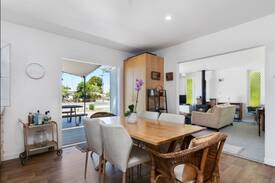 Whangateau House | Blue bach by the beach!
