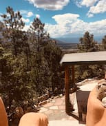 Valdez House | Cliff House Earthship, come stay above the clouds!
