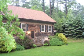 North Carver Cabin | Traditional Log House Near Cape Cod