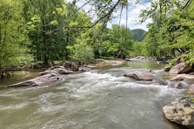 Chimney Rock Cabin | Cascading Falls - Mr Lake Lure Vacation Rentals