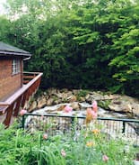 Enosburg Falls Cabin | Cottage Literally Over a Waterfall