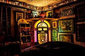 Los Gatos House | Exotic Tiki Room in the Mountains