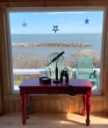 St. Martins Cabin | Oceanfront cottage best views in the village!