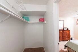 Riverside Apartment | Waterfront apartment- bedroom and living room