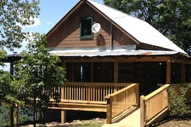 Mentone Cabin | Cupid's Past - 200 year old log cabin