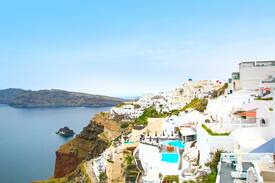 Oia House | White Dome Suite with plunge pool and caldera view