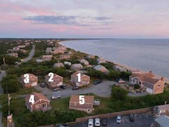 North Truro Cabin | Sunset Bluff Cottage #3-water view, private beach