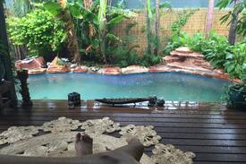 Cable Beach Cabin | The Blue Lagoon poolside studio