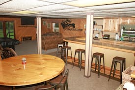 Weedville Cabin | Rock Hill Lodge, huge outside entertaining area!