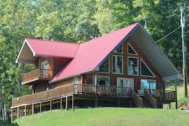 Adams Cabin | Sacred Winds - Yatesville Lake Luxury Cabin Rental