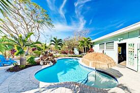 Sarasota House | Private Pool, Cabana & Game Room - Walk to Beach