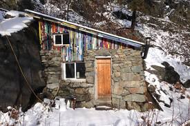 Leavenworth House | Rustic Stone Cabin