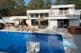 East Quogue House | Luxury Quogue Home..Pool-Tennis-BBall-Hot tub