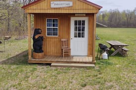 Jenkins House | Camper Cabin at Alpaca Farm in Lake Country!