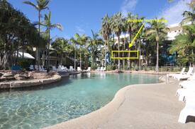 Mermaid Beach Apartment | Diamond Beach Resort, Pool View, Family Fun! #129